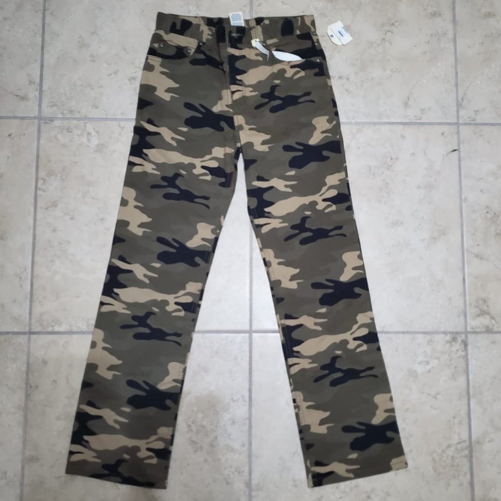 *Faded Glory Green Camo Jeans